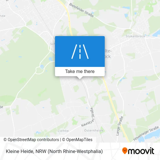 Карта Kleine Heide