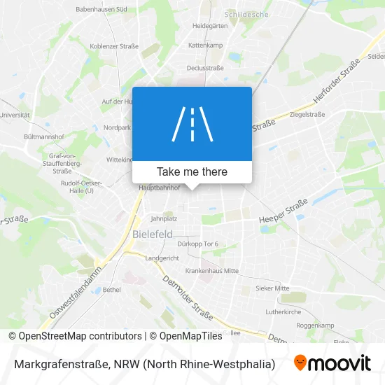 Карта Markgrafenstraße