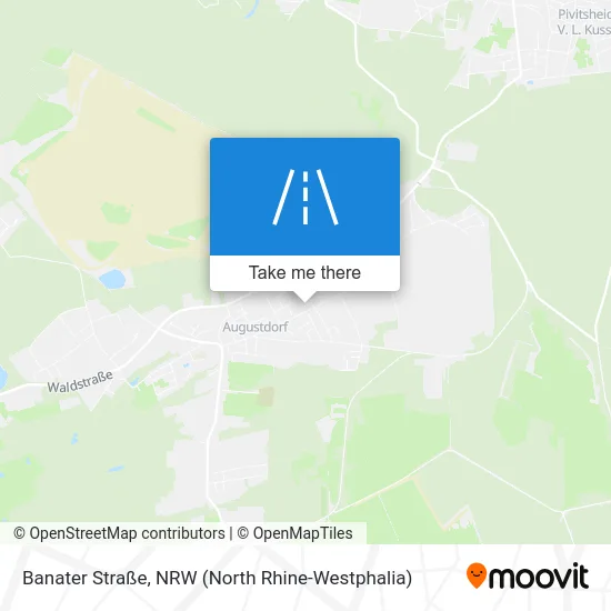 Карта Banater Straße