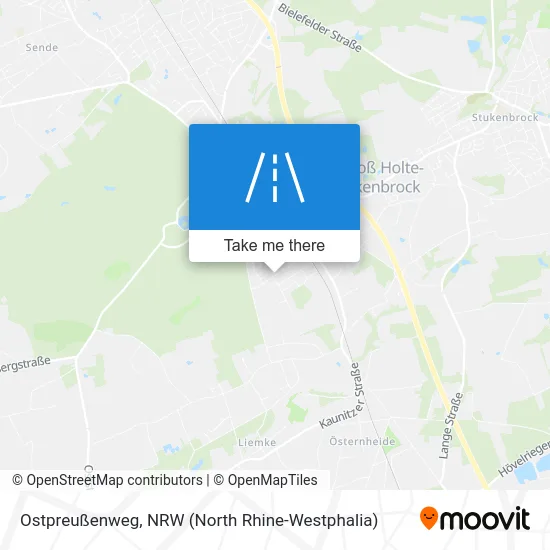 Карта Ostpreußenweg