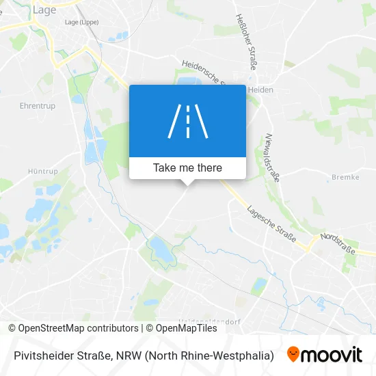 Карта Pivitsheider Straße