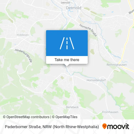 Paderborner Straße map