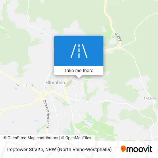 Карта Treptower Straße