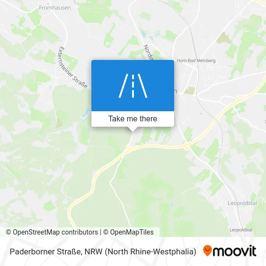 Карта Paderborner Straße