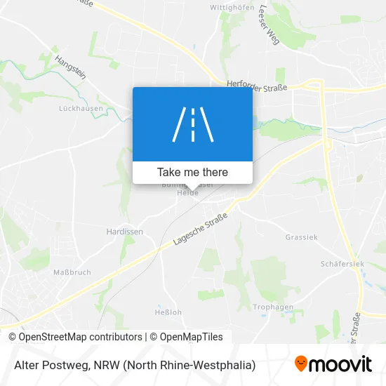 Карта Alter Postweg