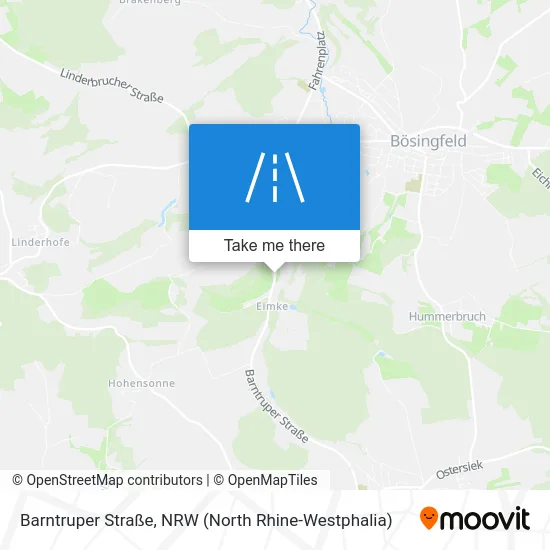 Карта Barntruper Straße