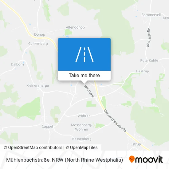 Карта Mühlenbachstraße