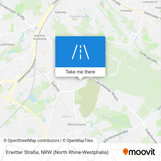 Карта Erwitter Straße