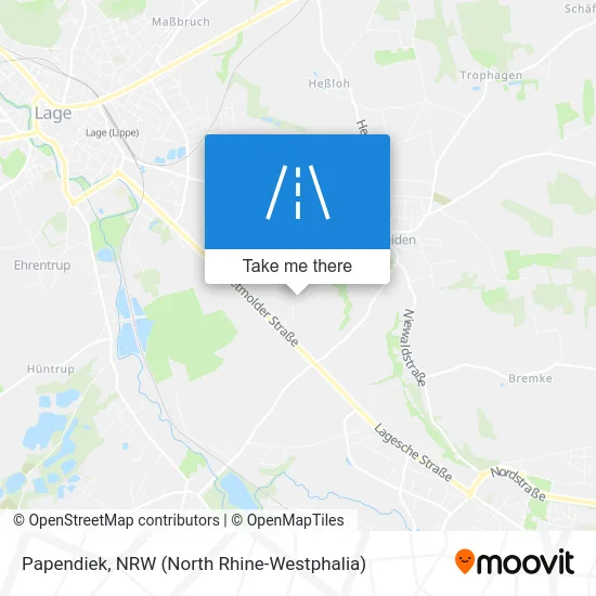 Карта Papendiek