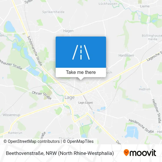 Beethovenstraße map