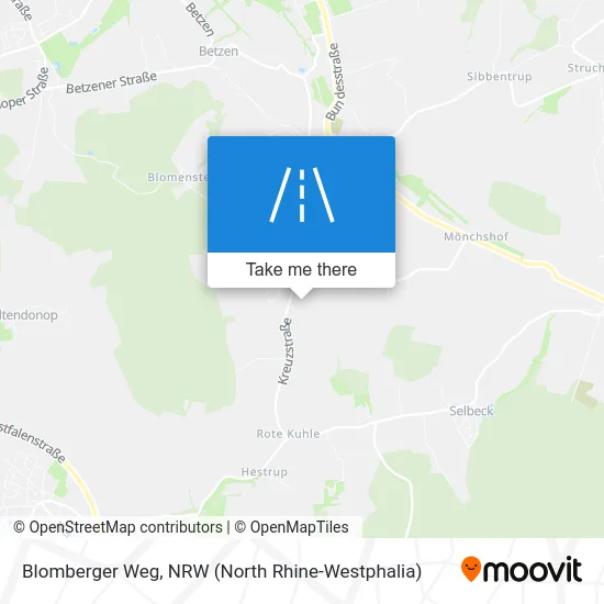 Карта Blomberger Weg