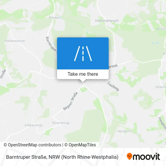Карта Barntruper Straße