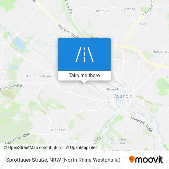 Карта Sprottauer Straße