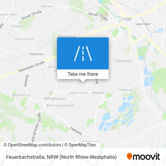 Карта Feuerbachstraße