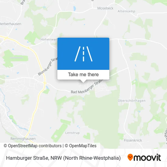 Карта Hamburger Straße