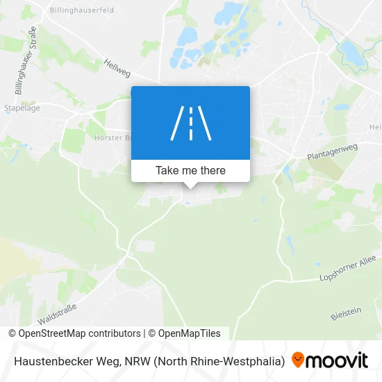 Карта Haustenbecker Weg