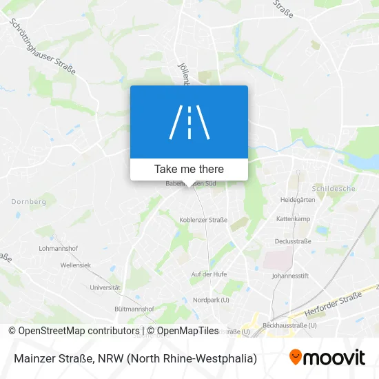 Карта Mainzer Straße
