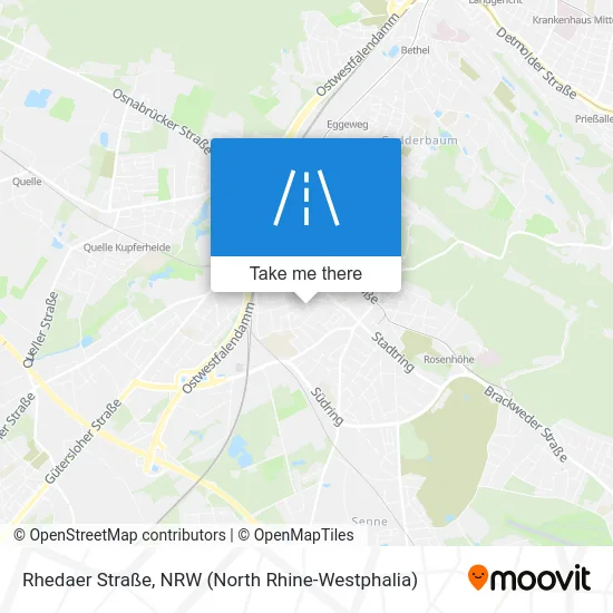 Rhedaer Straße map