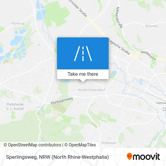 Sperlingsweg map