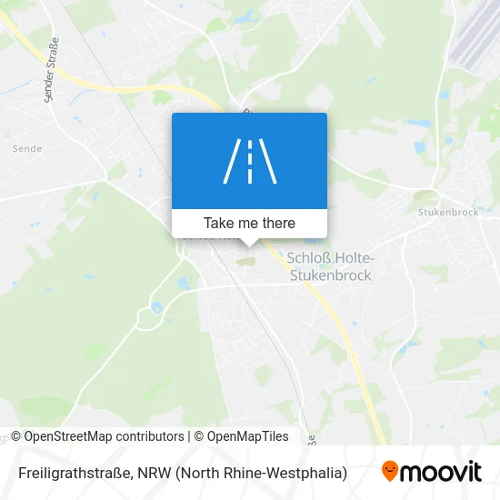 Карта Freiligrathstraße