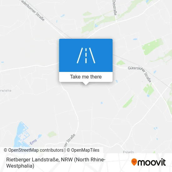 Rietberger Landstraße map