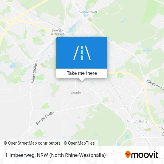 Himbeerweg map