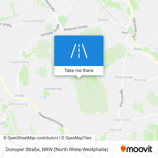 Donoper Straße map