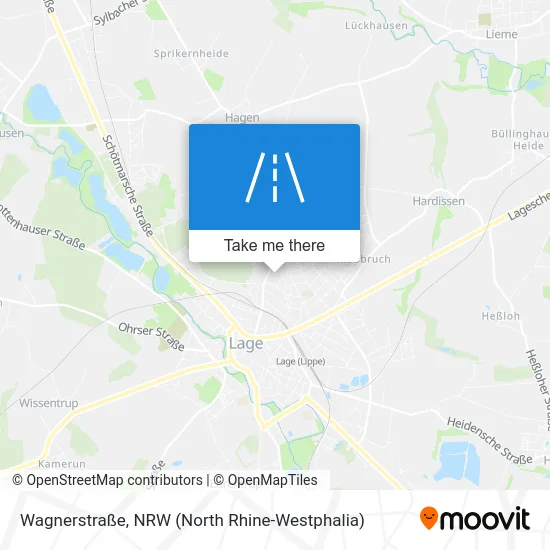 Карта Wagnerstraße