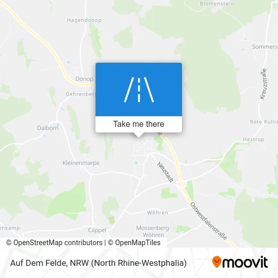 Карта Auf Dem Felde