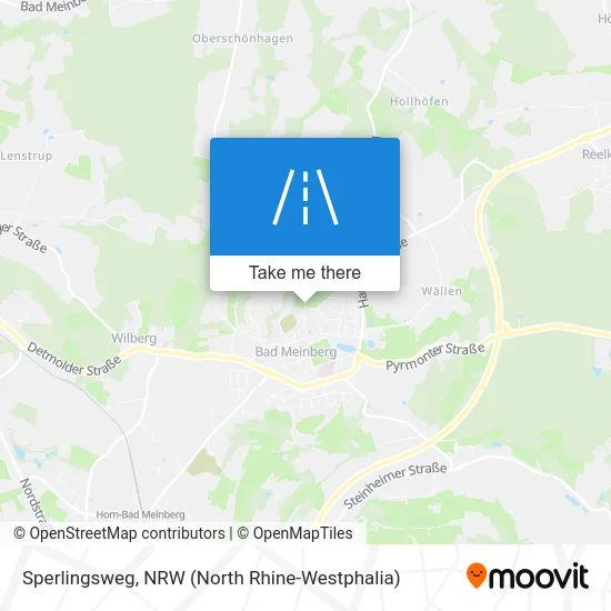 Sperlingsweg map