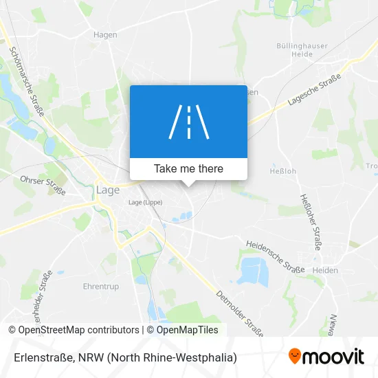 Карта Erlenstraße