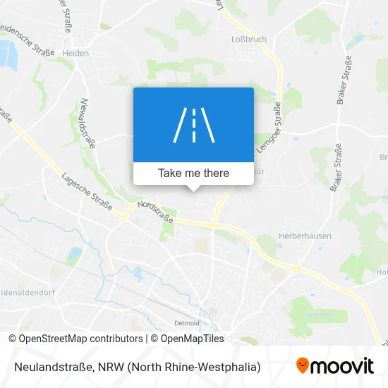 Neulandstraße map