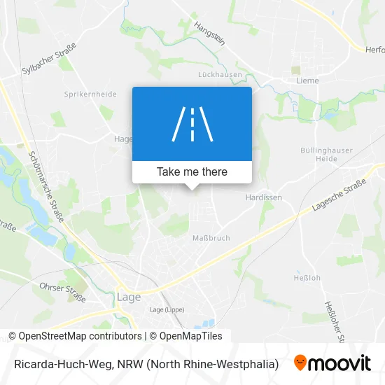 Ricarda-Huch-Weg map