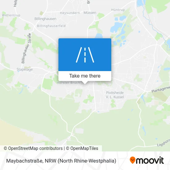 Карта Maybachstraße