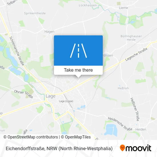 Карта Eichendorffstraße