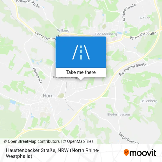 Карта Haustenbecker Straße
