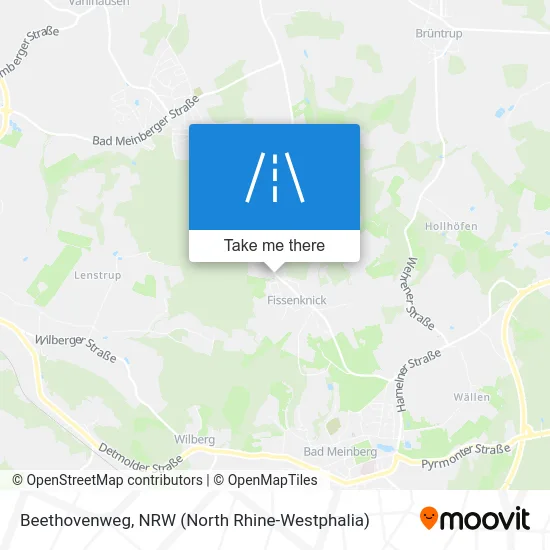 Beethovenweg map