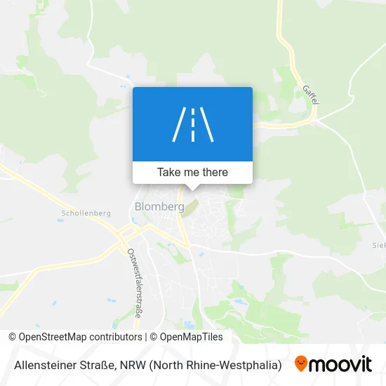 Карта Allensteiner Straße