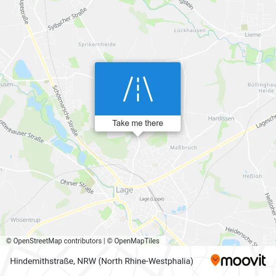 Карта Hindemithstraße