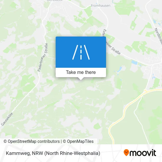 Kammweg map