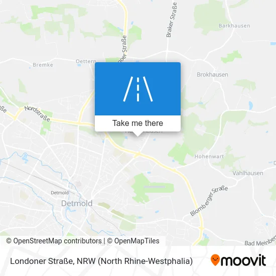 Карта Londoner Straße