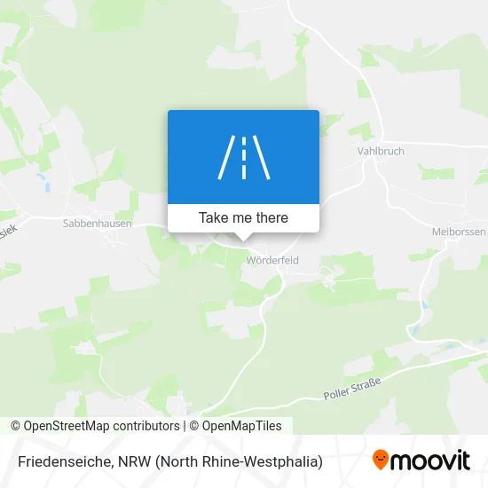 Карта Friedenseiche