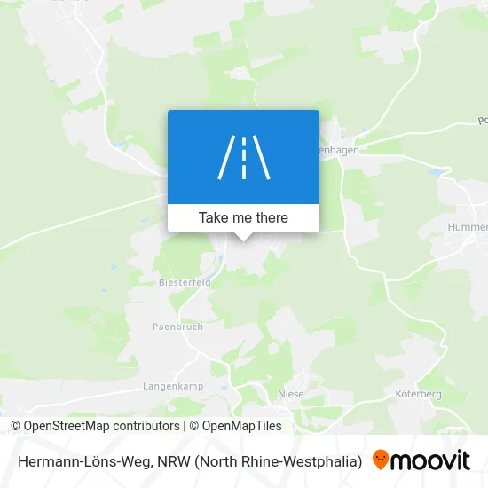 Карта Hermann-Löns-Weg