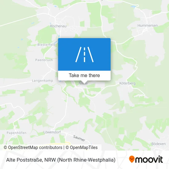 Карта Alte Poststraße