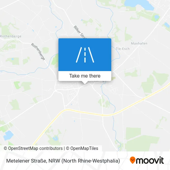 Карта Metelener Straße