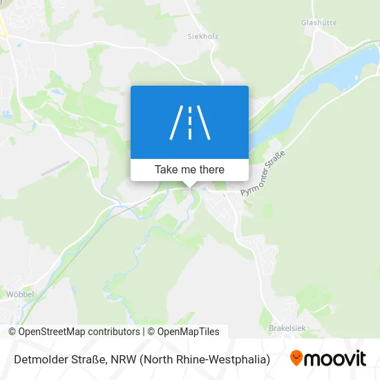 Карта Detmolder Straße