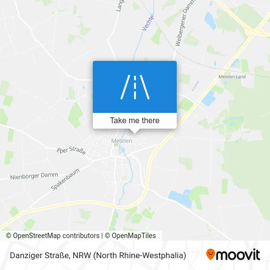Карта Danziger Straße