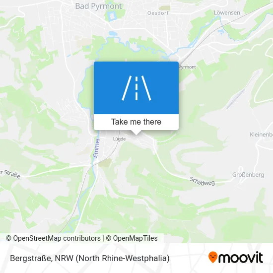 Карта Bergstraße