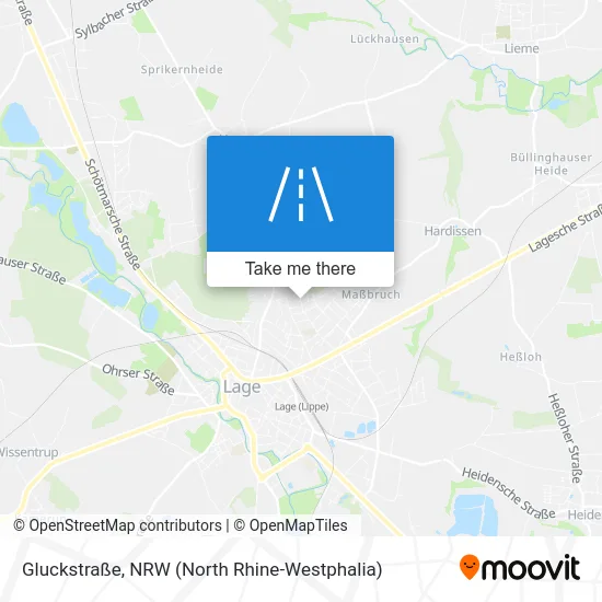 Карта Gluckstraße