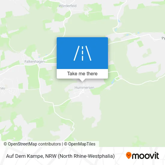 Карта Auf Dem Kampe